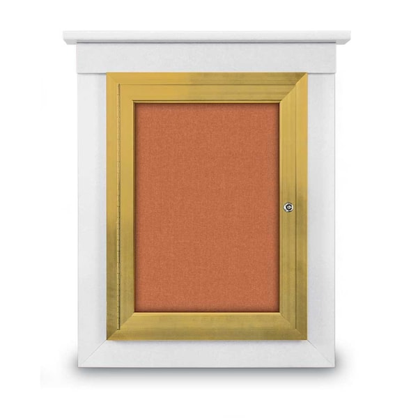 United Visual Products Sliding Glass Enclosed Letterboard, 72"x4, UV9008ACS-BRONZE-BLUE UV9008ACS-BRONZE-BLUE - main